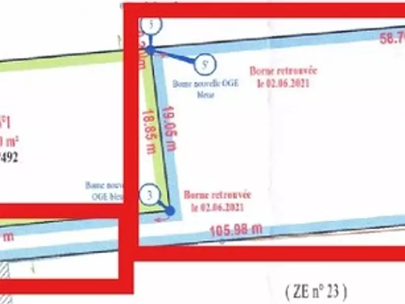 Terrain, 1 555 m²