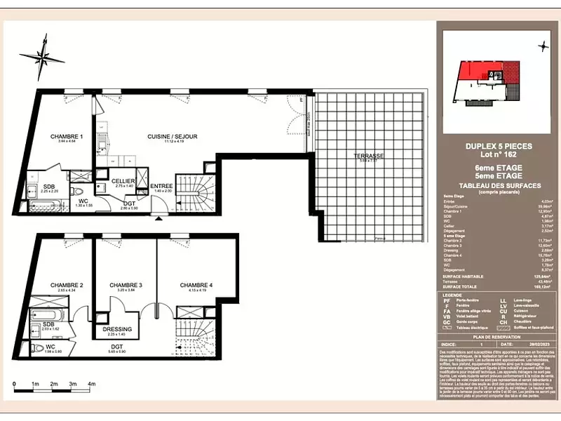 Appartement, 126 m²