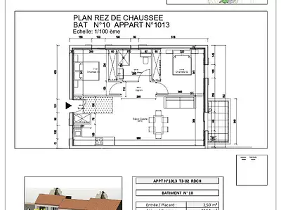 Appartement, 67,44 m²
