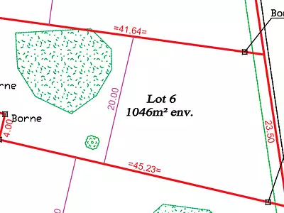 Terrain, 1 046 m²