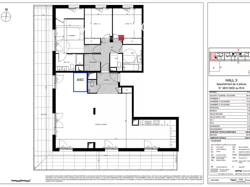 Appartement, 279,24 m²