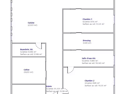 Appartement, 133 m²