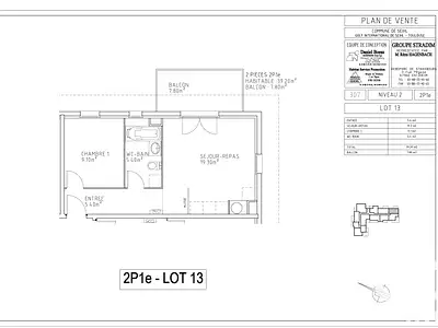 Appartement, 39 m²
