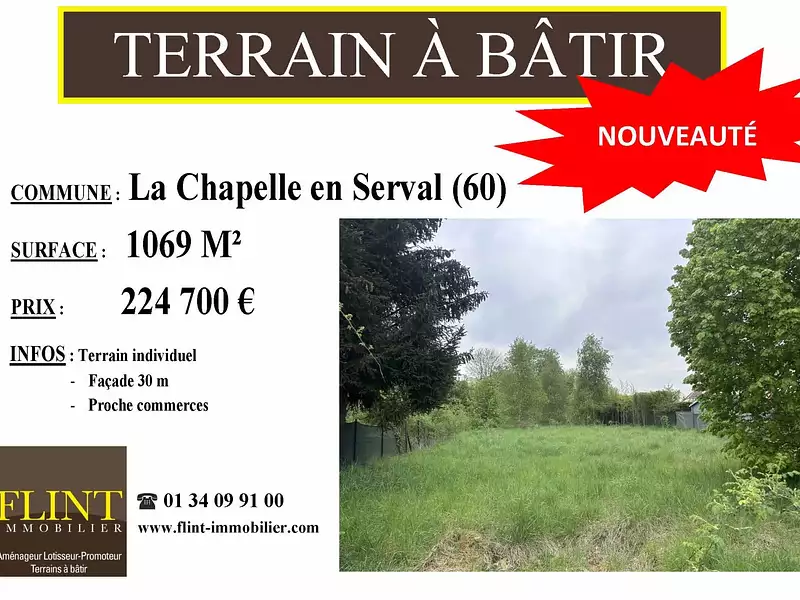 Terrain, 1 069 m²
