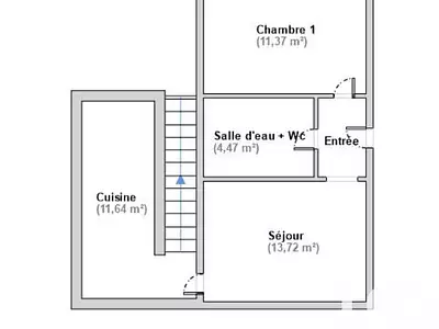 Maison, 61 m²