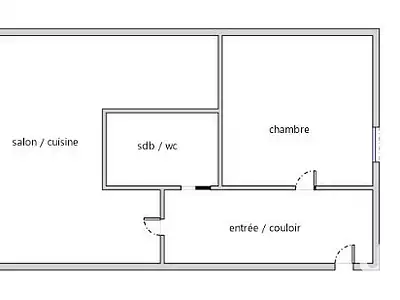 Appartement, 36 m²