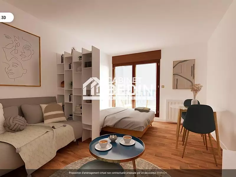 Appartement, 23,5 m²