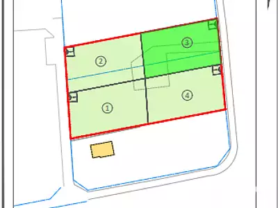 Terrain, 1 087 m²