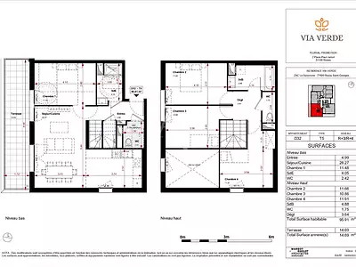 Appartement, 95,91 m²