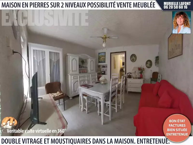 Maison, 53,5 m²