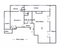 Appartement, 65,8 m²