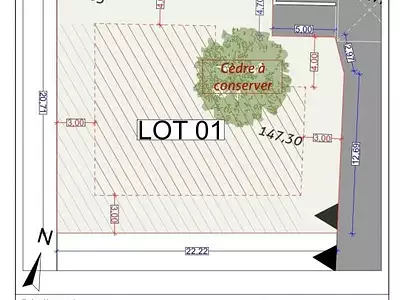 Terrain, 435 m²