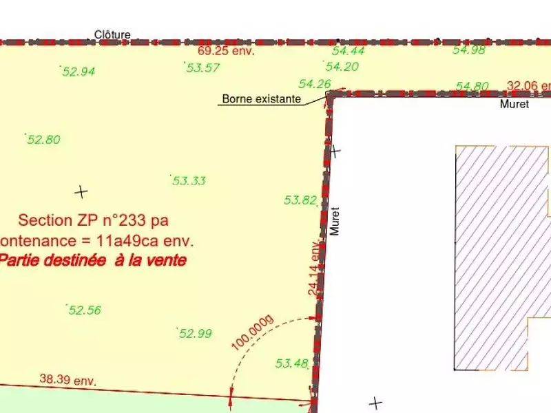 Terrain, 1 149 m²