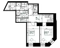 Appartement, 129 m²