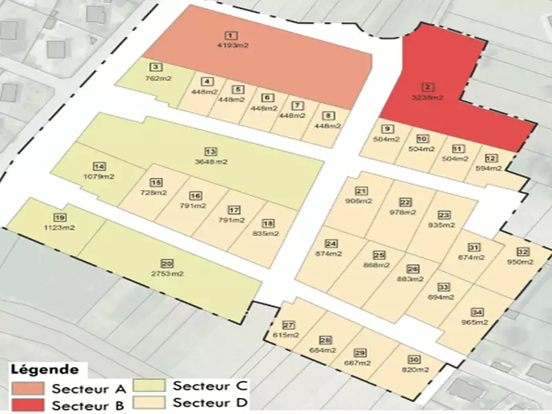 Terrain, 792 m²