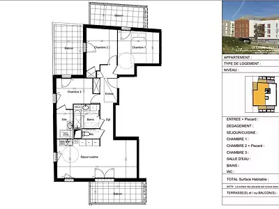 Appartement, 79,6 m²