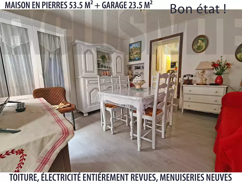 Maison, 53,5 m²