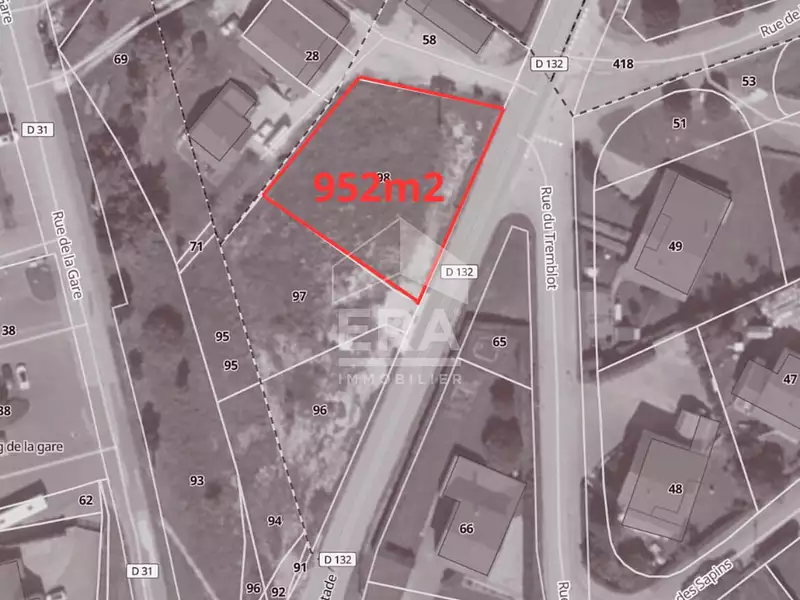 Terrain, 952 m²