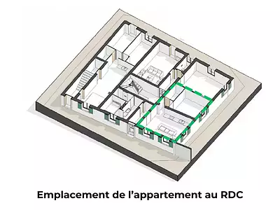 Appartement, 49,5 m²