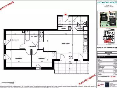 Appartement, 80,13 m²
