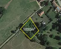 Terrain, 1 000 m²