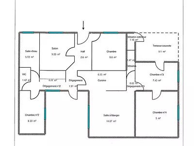 Maison, 79 m²