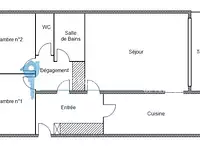 Appartement, 73 m²