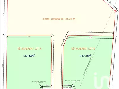 Terrain, 720 m²