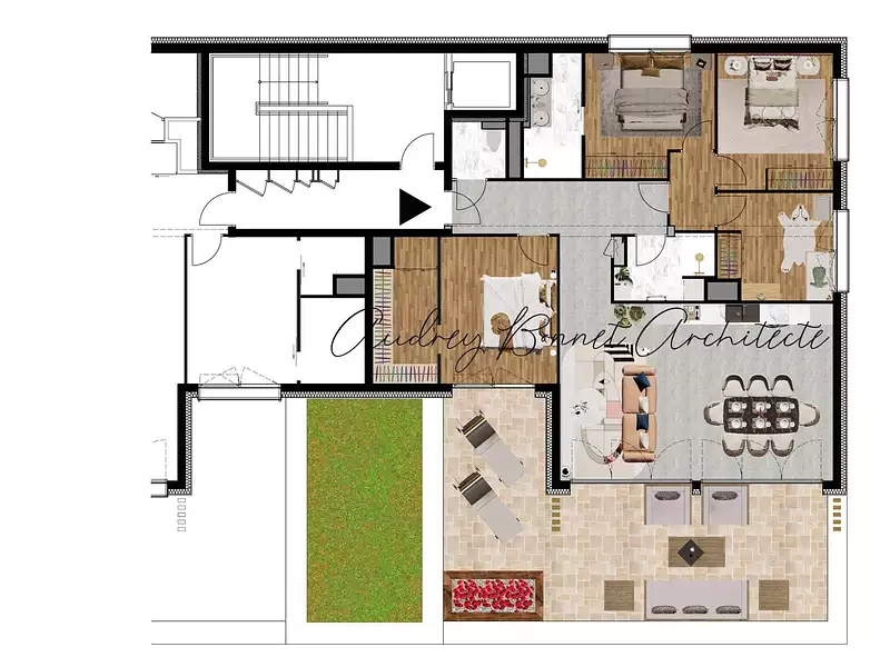 Appartement, 116,6 m²