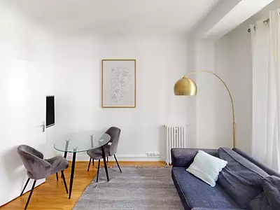 1 250 € CC Appartement • 38 m² • Meublé • 2 pièces • 1 chambre Boulogne-Billancourt (92100)
