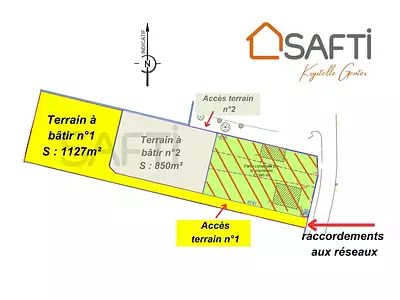 Terrain, 1 127 m²