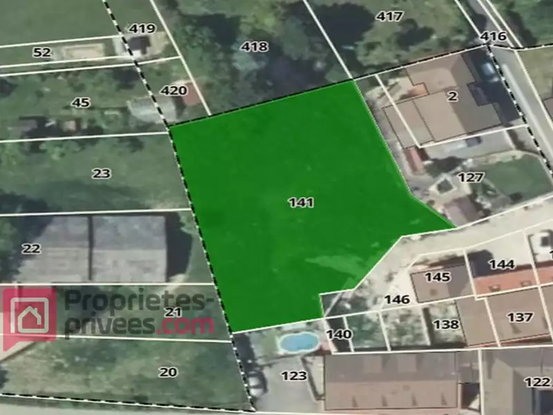 Terrain, 1 272 m²