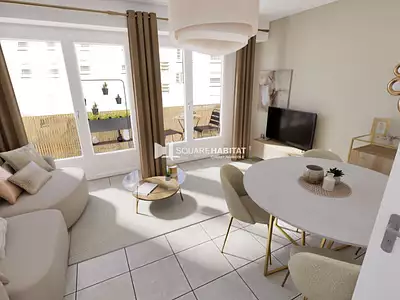 Appartement, 47,6 m²