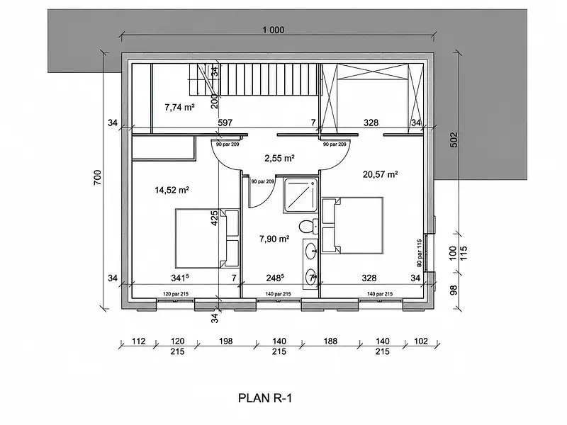 Terrain, 885 m²