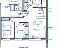 Appartement, 51,45 m²