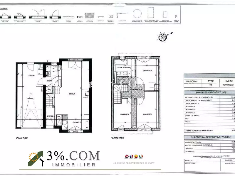 Maison, 86 m²