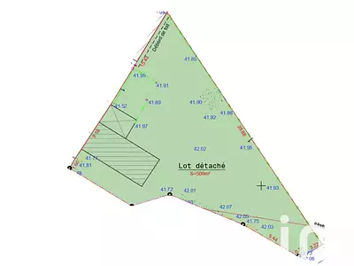 Terrain, 509 m²
