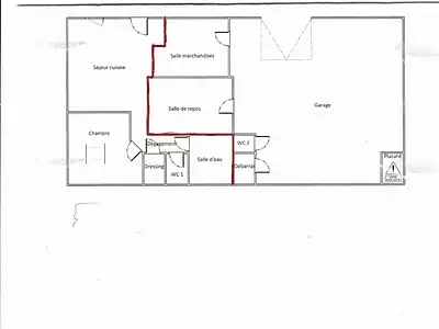 Immeuble, 200 m²