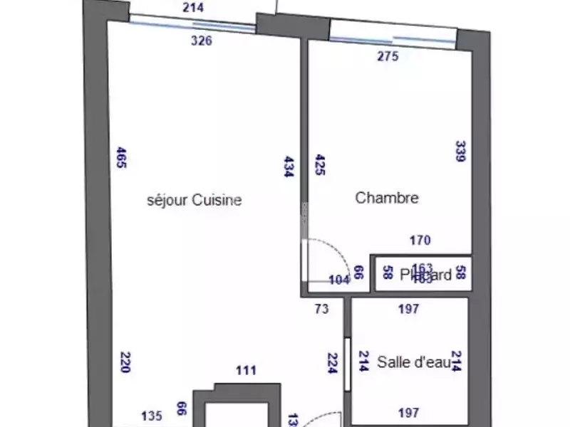 Appartement, 38 m²
