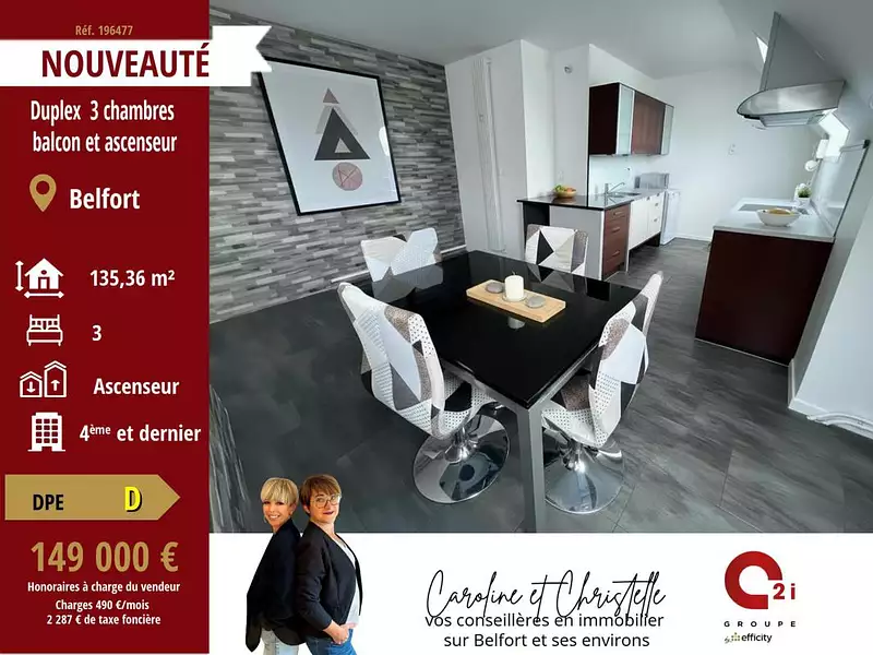 Appartement, 135 m²