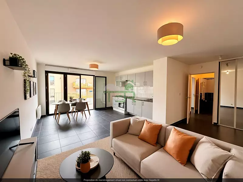 Appartement, 62,6 m²