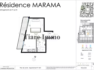 Appartement, 27,87 m²