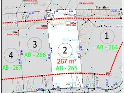 Terrain, 267 m²