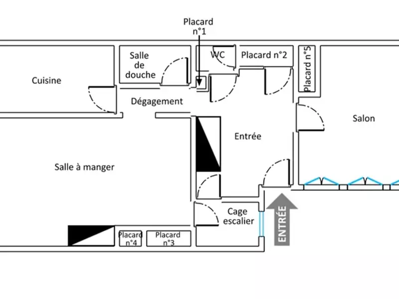 Appartement, 68 m²