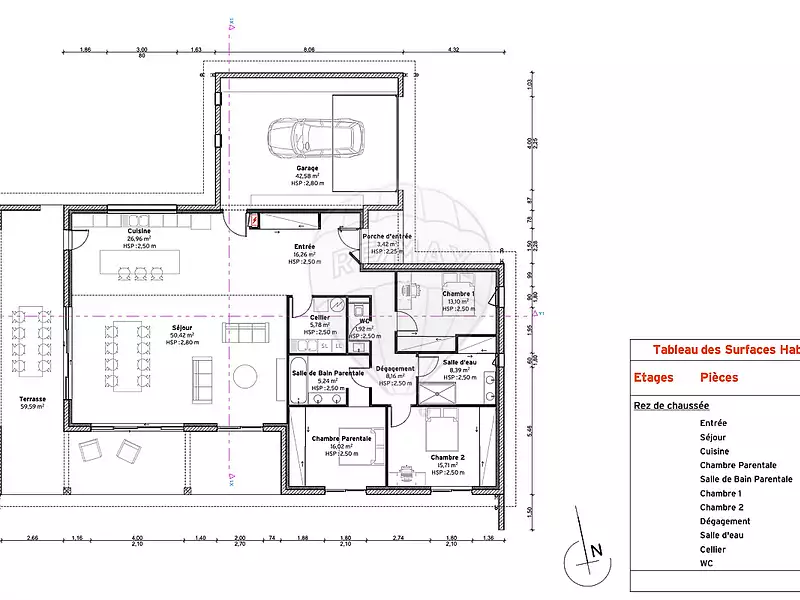 Terrain, 4 000 m²