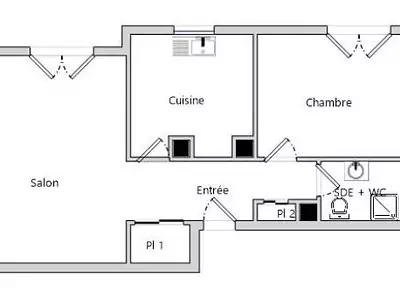 Appartement, 47 m²