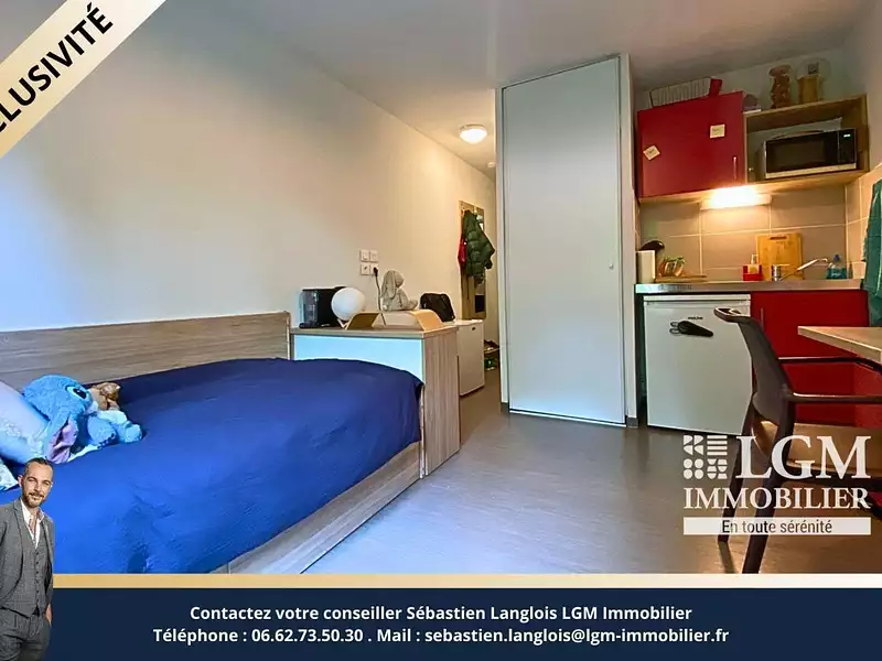 Appartement, 19 m²