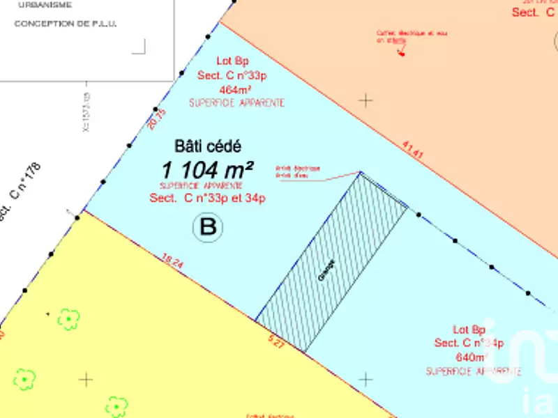 Terrain, 1 104 m²