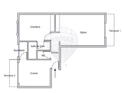 Appartement, 45 m²