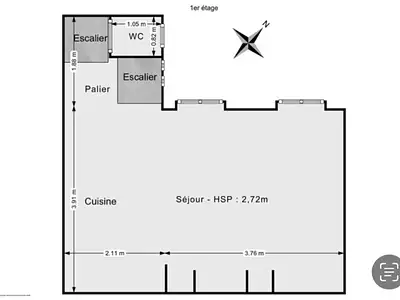 Appartement, 47 m²